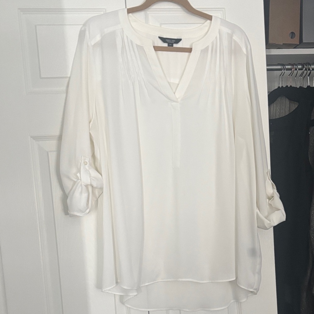 Simply Vera Vera Wang White Blouse